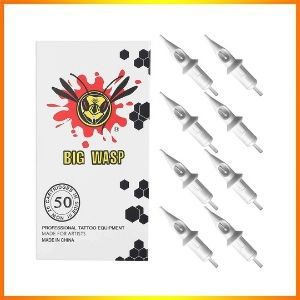 BIGWASP 50pcs Assorted Disposable Tattoo Needle Cartridges