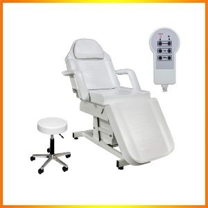 Electric bed for facial beauty aesthetic bed with adjustable dual-motor technology