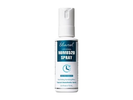 Ebanel 5% Lidocaine Spray Pain Relief Numb520 | Best Tattoo Numbing Spray
