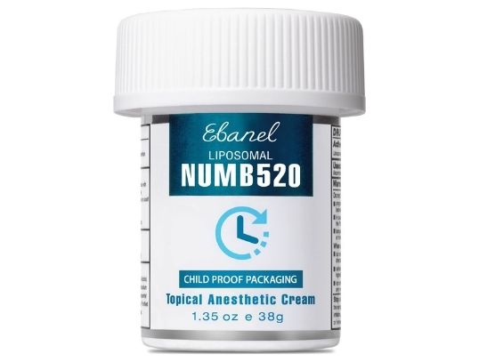 Ebanel 5% Lidocaine Topical Numbing Cream