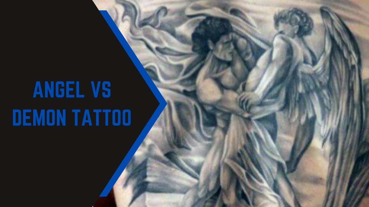 Angel vs Demon Tattoo