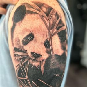 arm panda tattoo