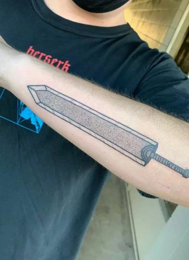 DragonSlayer Sword Berserk Tattoo
