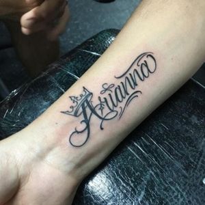Name Tattoo design for men