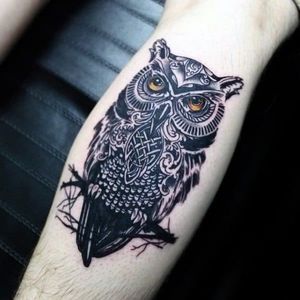 Owl Tattoo design for men