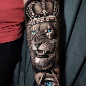 lion tattoo design for men