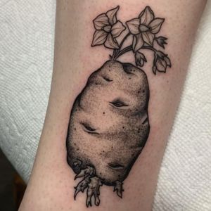 ugly potato tattoo