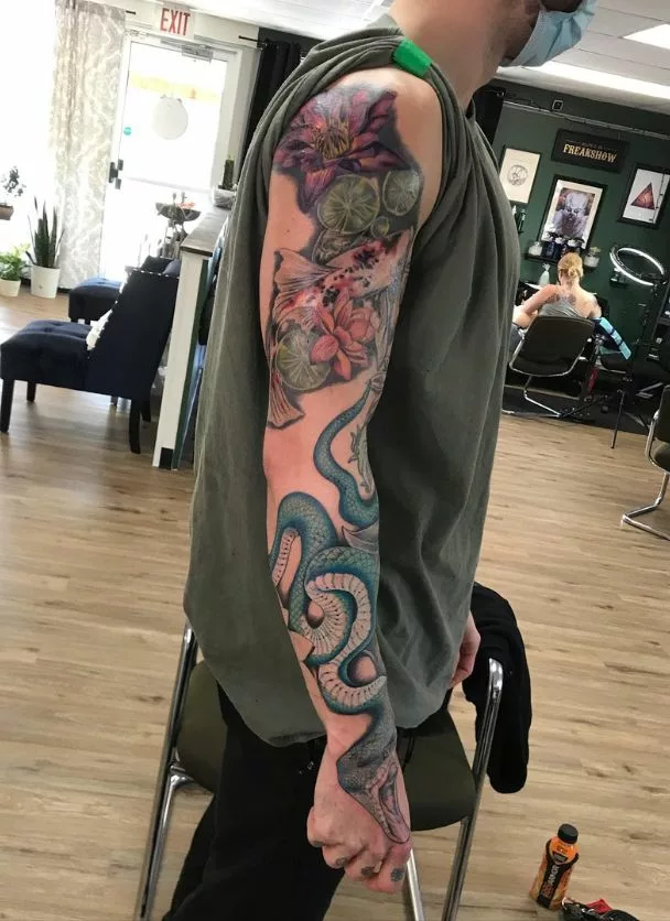 Colorful Sleeve Tattoo ideas