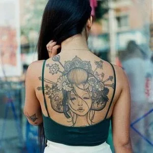 Japanese women Tattoos