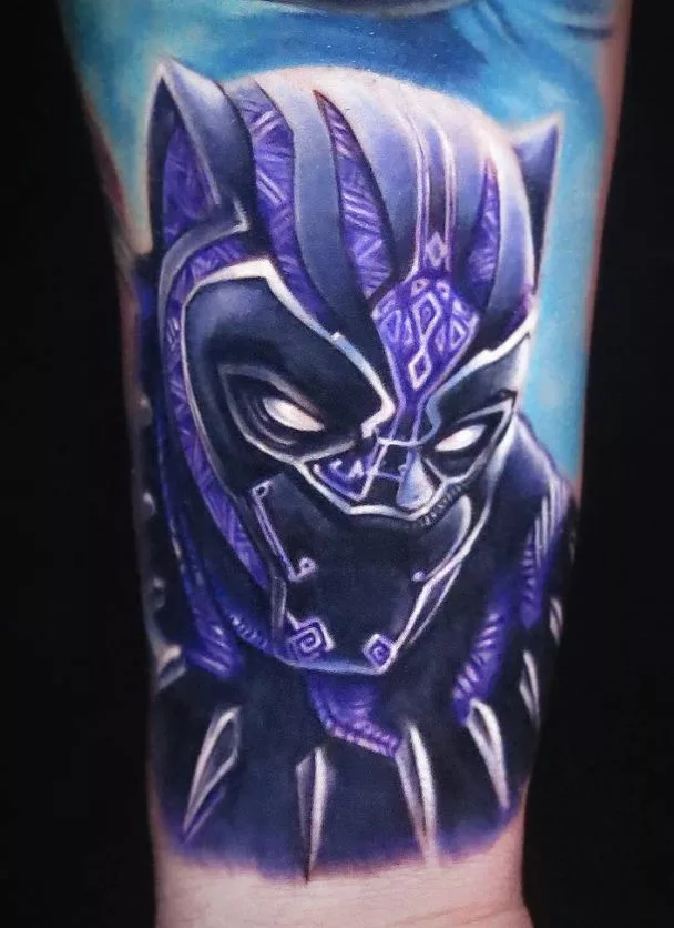 Marvel Black Panther Tattoo