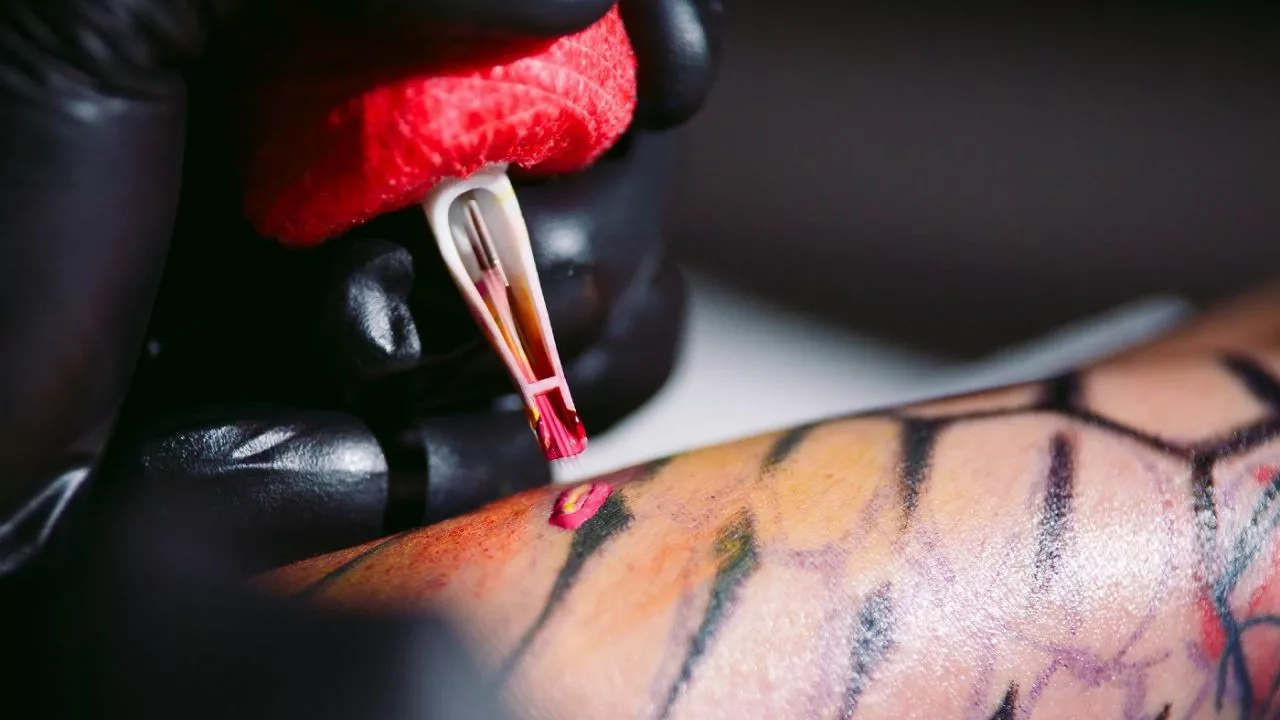 Red Tattoo Ink