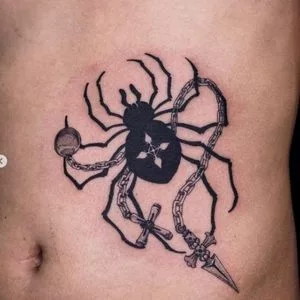 phantom troupe spider tattoo chrollo