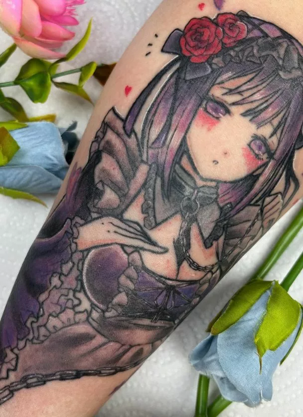 Leg Shizuku Phantom Troupe Tattoo