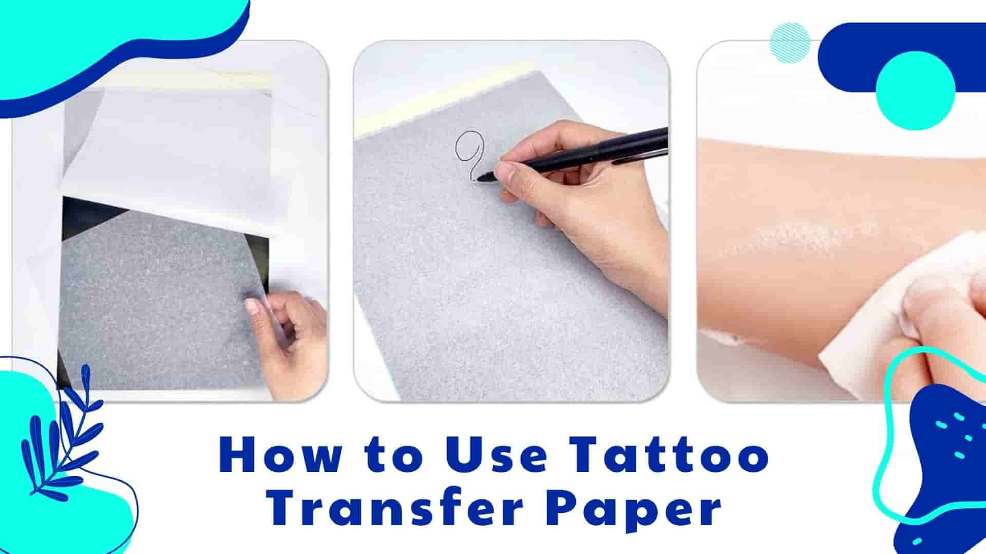 cINRA Tattoo Transfer Paper, 30 Sheets Tattoo Stencil Transfer Paper Tattoo  Thermal Stencil Paper 4 Layers 8 12 x 11 Tattoo copy