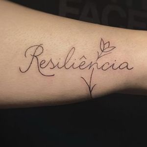 cute resilience tattoo