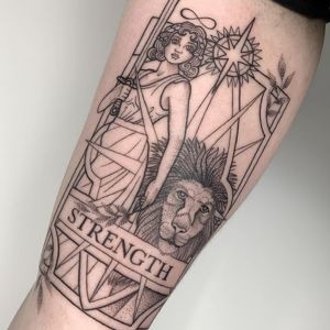 tattoos that show strength