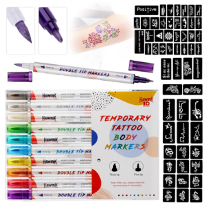 HAWINK Temporary Tattoo Pens for Skin