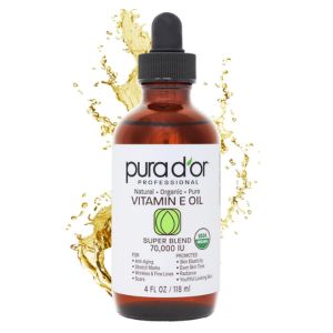 PURA D'OR Organic Vitamin E Oil