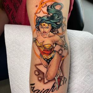 classic wonder woman tattoo