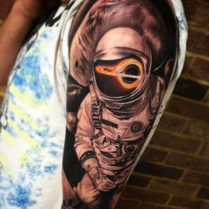 astronaut interstellar tattoo