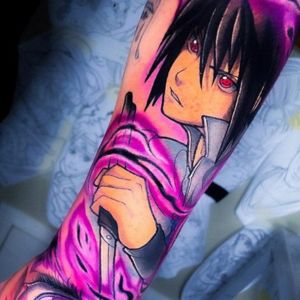 best color sasuke tattoo