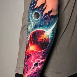 best galaxy tattoo