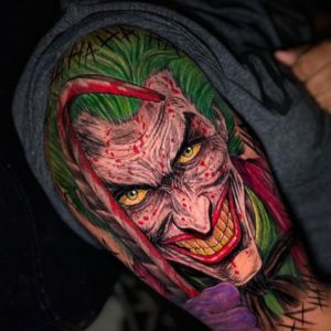 best the joker tattoo color