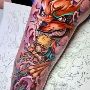 color naruto tattoo