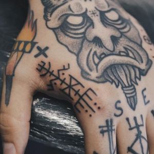 dark sigil stamp tattoo