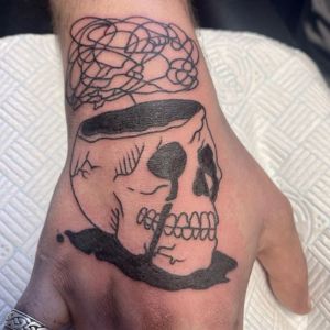 simple Skull tattoo