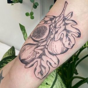 simple fruit tattoo