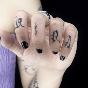 simple tattoo font for women