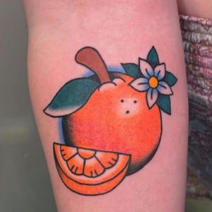 traditional orange tattoo
