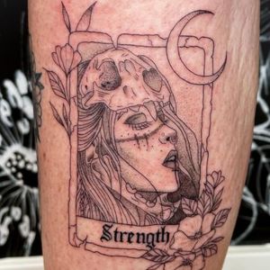 women Strength tattoo beautiful