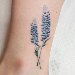 bluebonnet tattoo minimal (best)