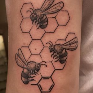 dopamine tattoo bees