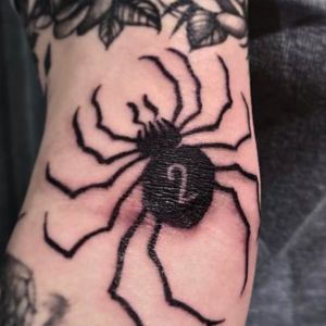 number two hunter spider tattoo