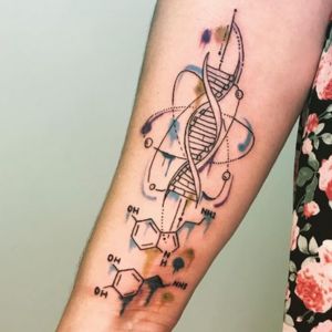 scientific dopamine tattoo DNA