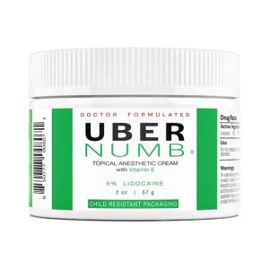 Uber Numb 5% Lidocaine Topical Numbing Cream