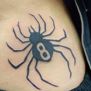 8 Spider tattoo