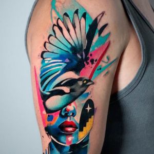 Abstract Colorful Tattoos