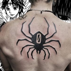 Back Phantom Troupe Spider Tattoo