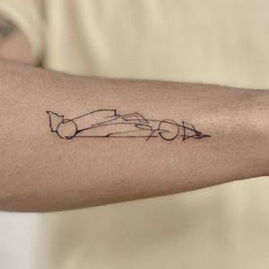 F1 Racing car tattoo
