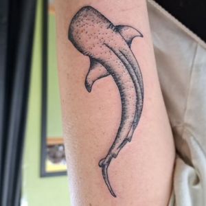 dotted whale shark tattoo