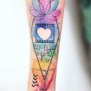 Colorful lindsay joseph lucid tattoos